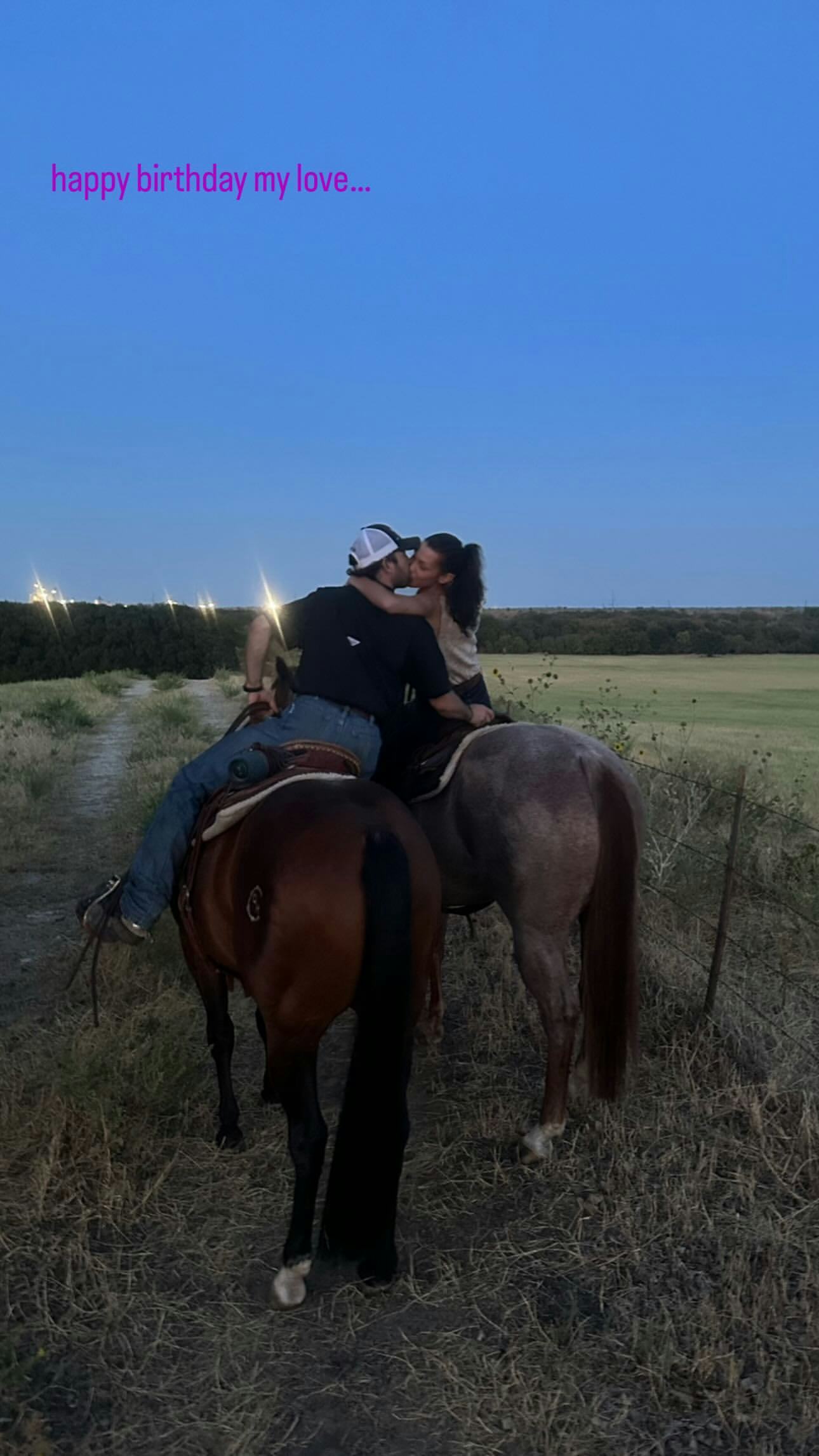 Bella Hadid Kisses Boyfriend Adan Banuelos For PDA Birthday Post