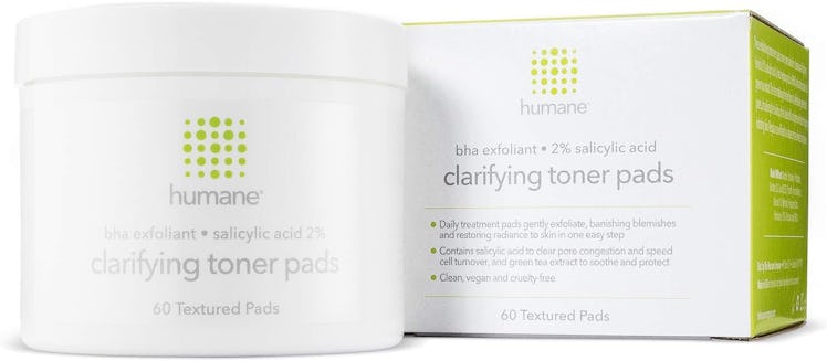 humane Clarifying Toner Pads for Face