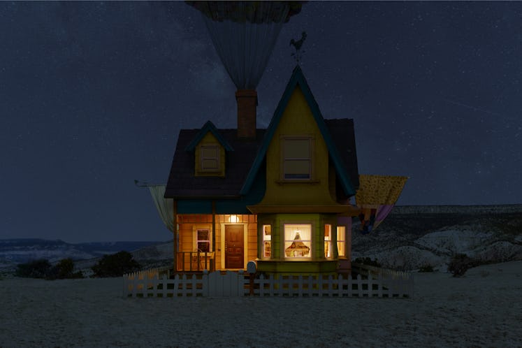 You can spend the night in the 'Up' house from Disney and Pixar's movie. 