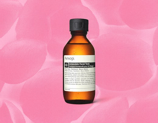 A bottle of Aesop's Immaculate Facial Tonic