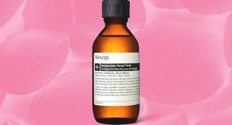 A bottle of Aesop's Immaculate Facial Tonic