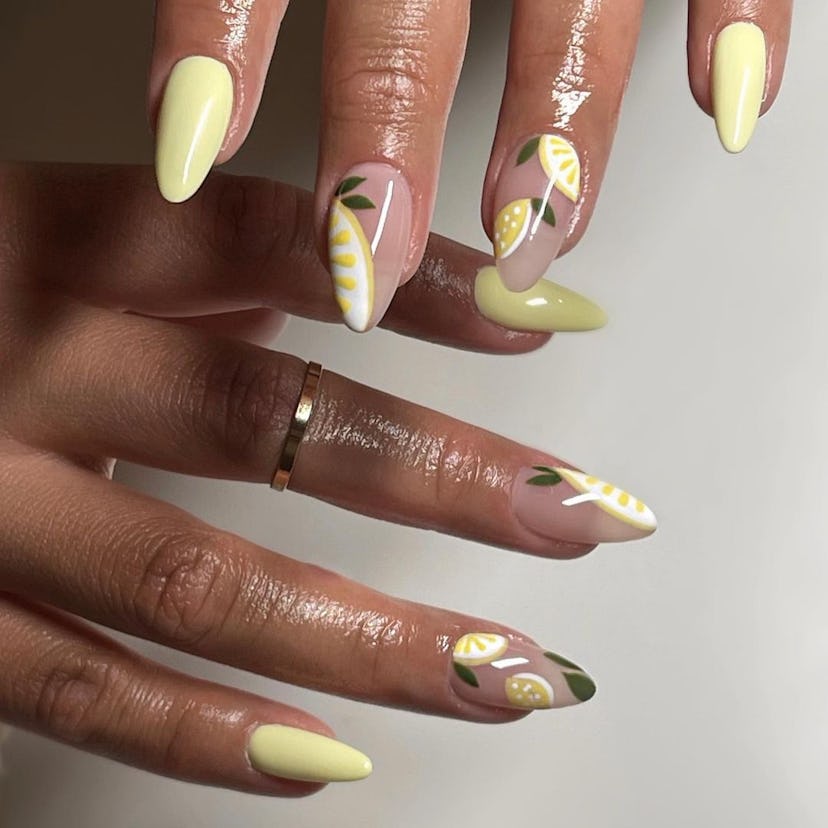 Try a lemon manicure.