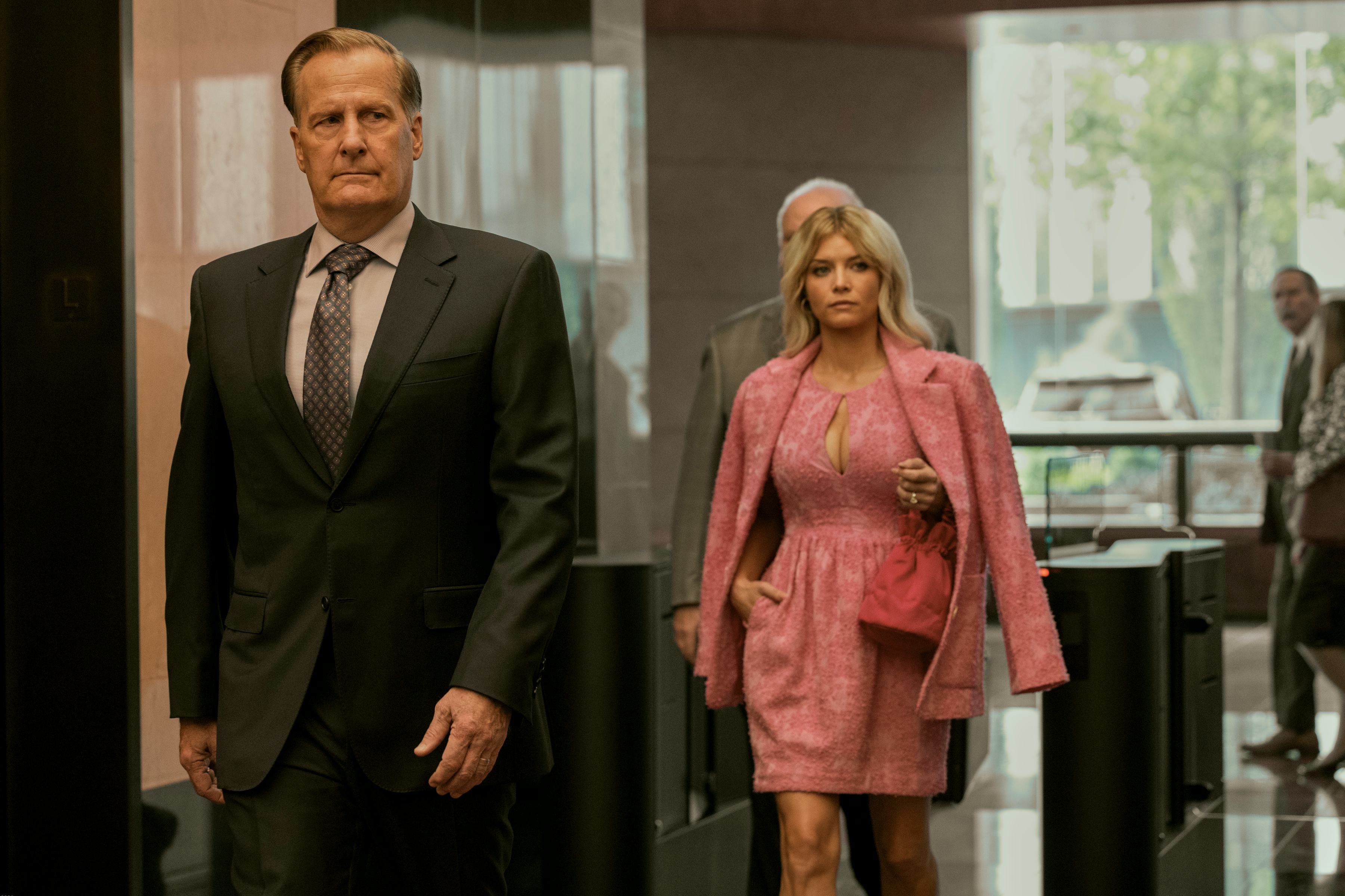 Jeff Daniels and Sarah Jones in &lsquo;A Man in Full.&rsquo; Photo via Netflix