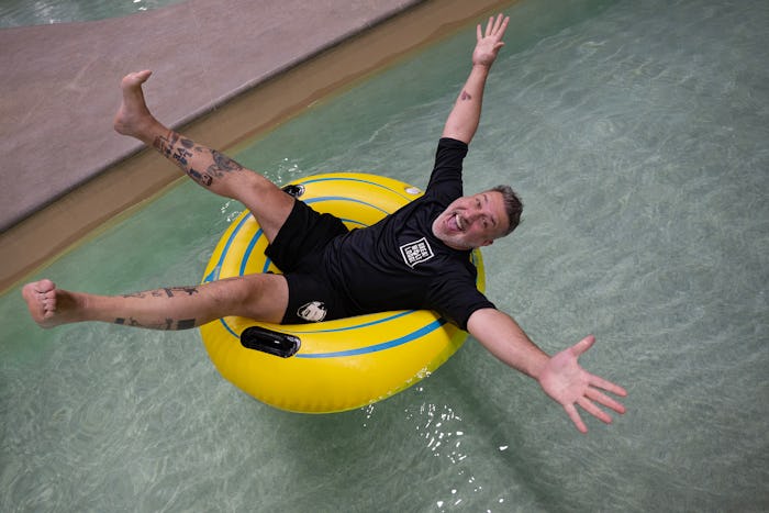 Joey Fatone sharing a May promo for Great Wolf Lodge