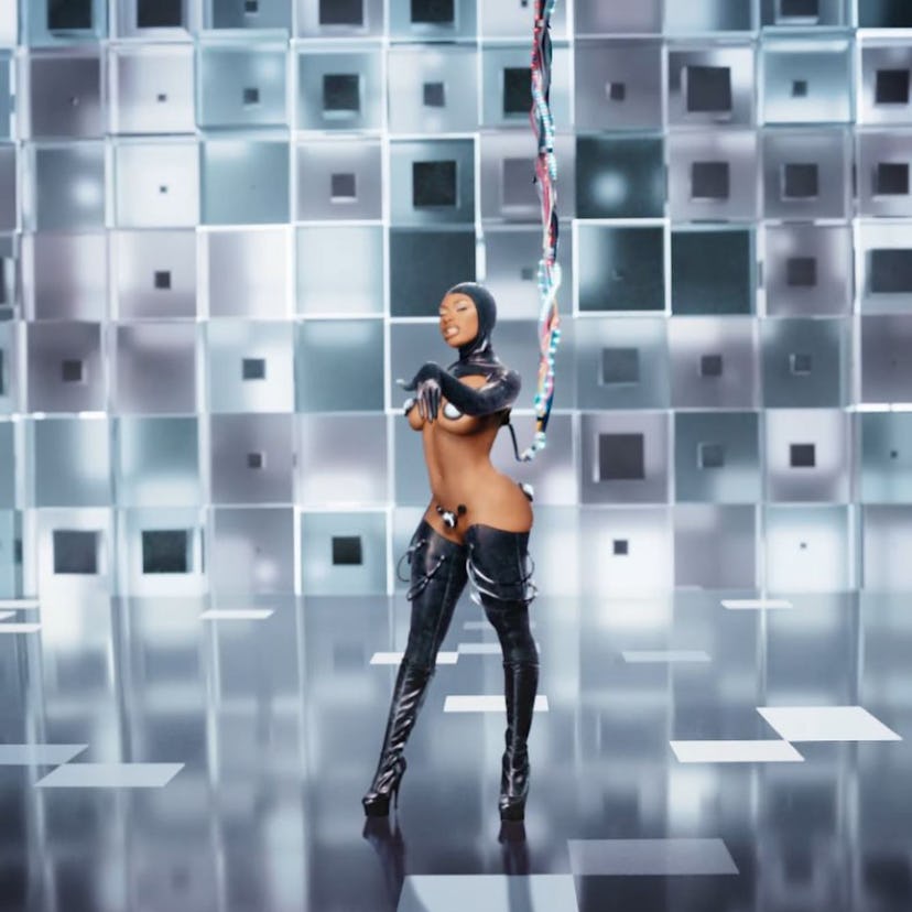Megan Thee Stallion in the new “Boa” music video.