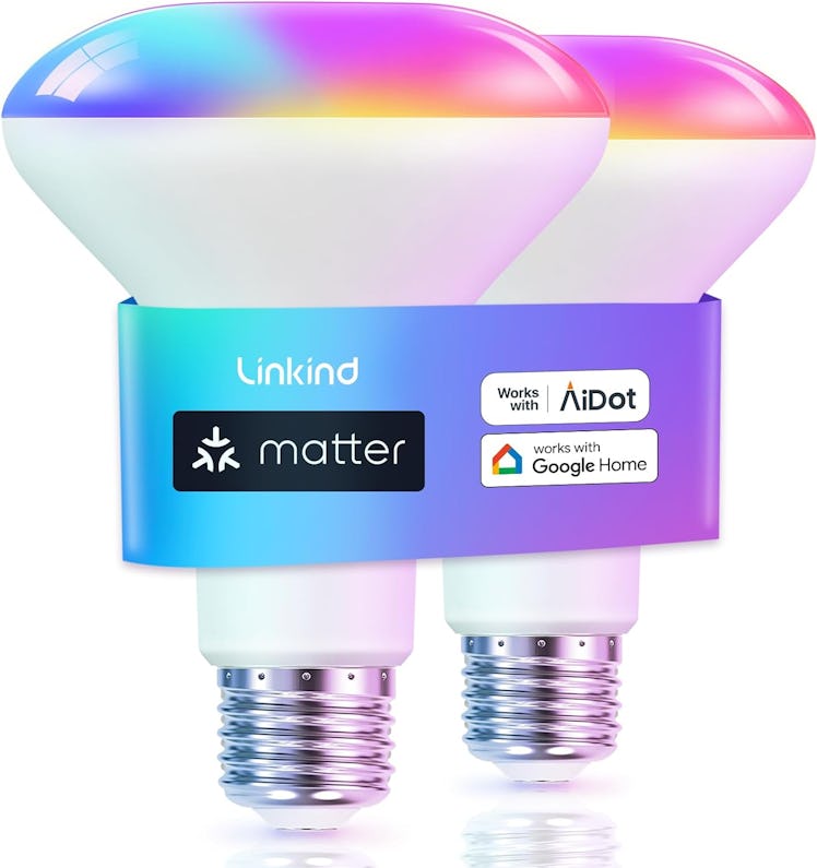 Linkind LED Color-Changing Smart Light Bulbs (2-Pack)