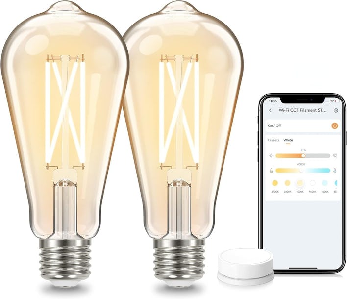 Linkind Smart LED Edison Bulbs (2-Pack)