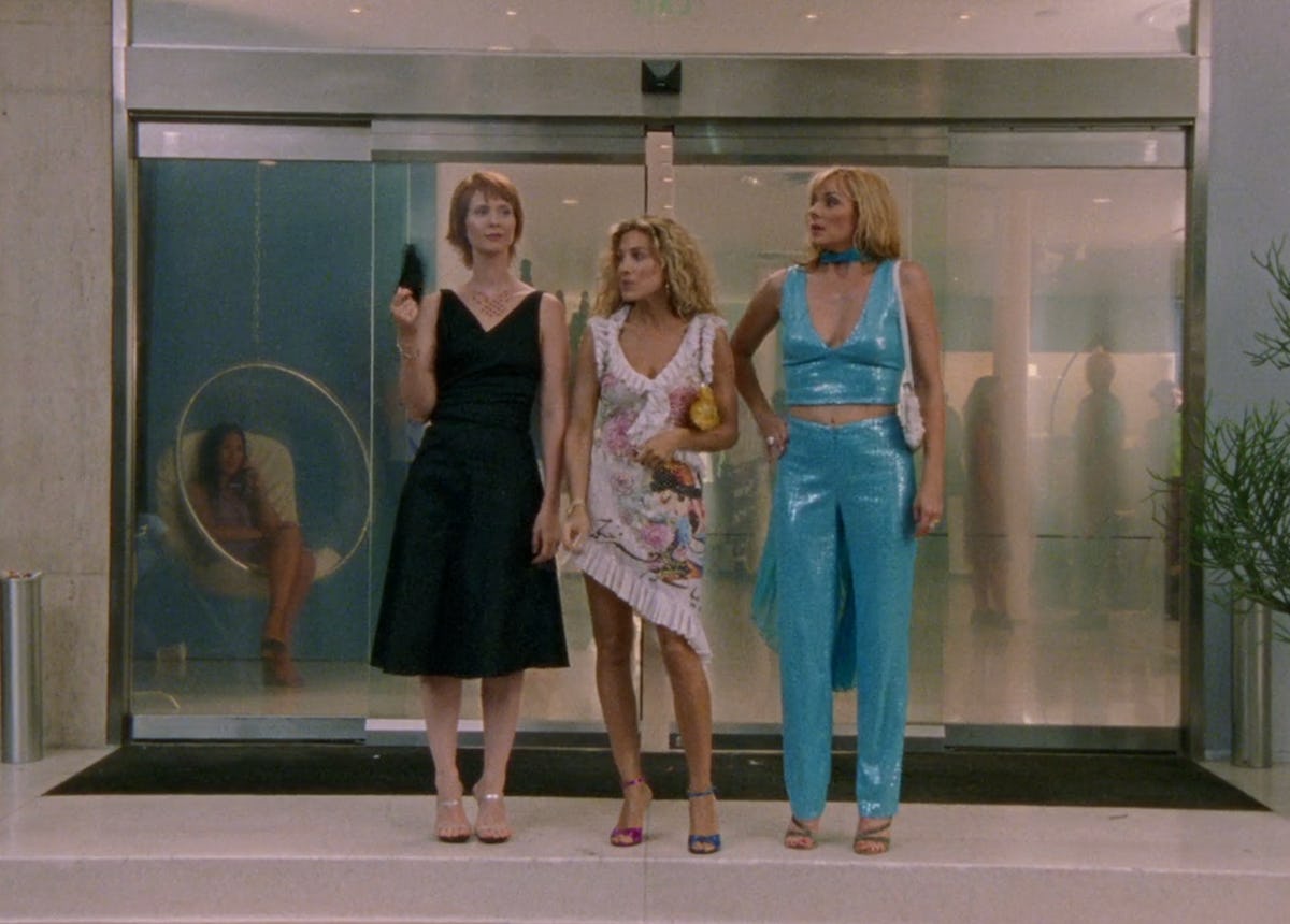 Sarah Jessica Parker’s mismatched shoes on Sex and the City.