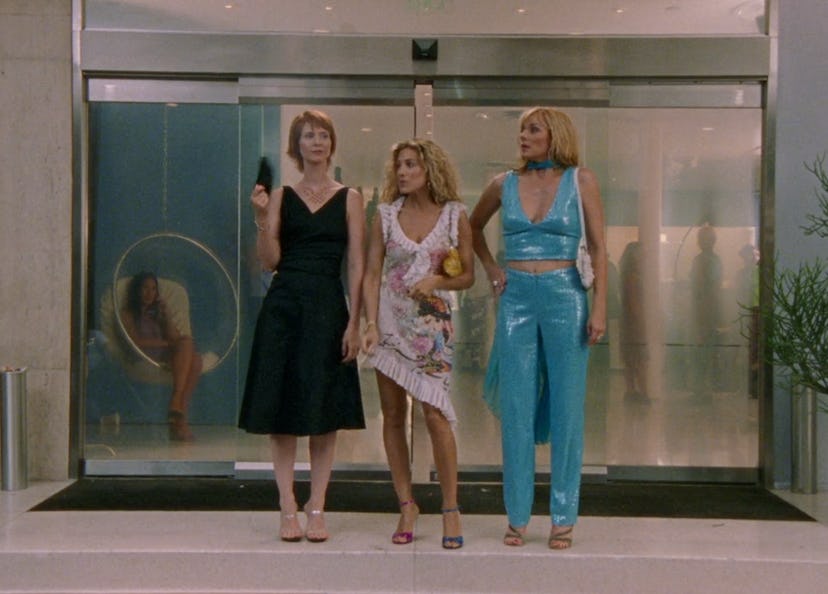 Sarah Jessica Parker’s mismatched shoes on Sex and the City.