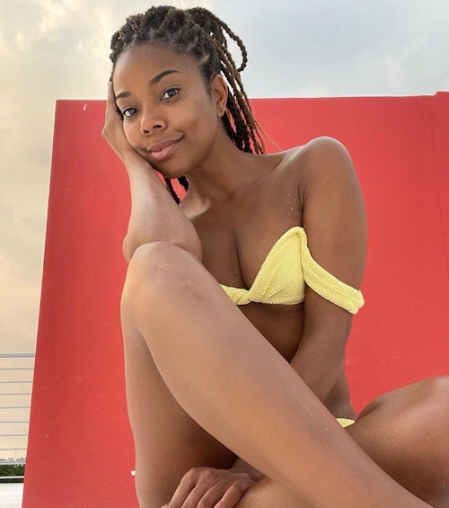 Gabrielle Union's Peach Nails Are A Summery Alternative To Nude