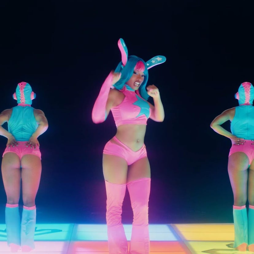 Megan Thee Stallion in the new "Boa" music video.