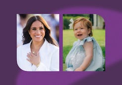 Meghan Markle, Duchess of Sussex and daughter Princess Lilibet. 