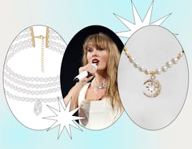 There are pearl choker dupes to match Taylor Swift's 'Tortured Poets Department' necklace. 