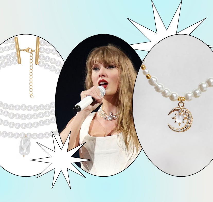 There are pearl choker dupes to match Taylor Swift's 'Tortured Poets Department' necklace.