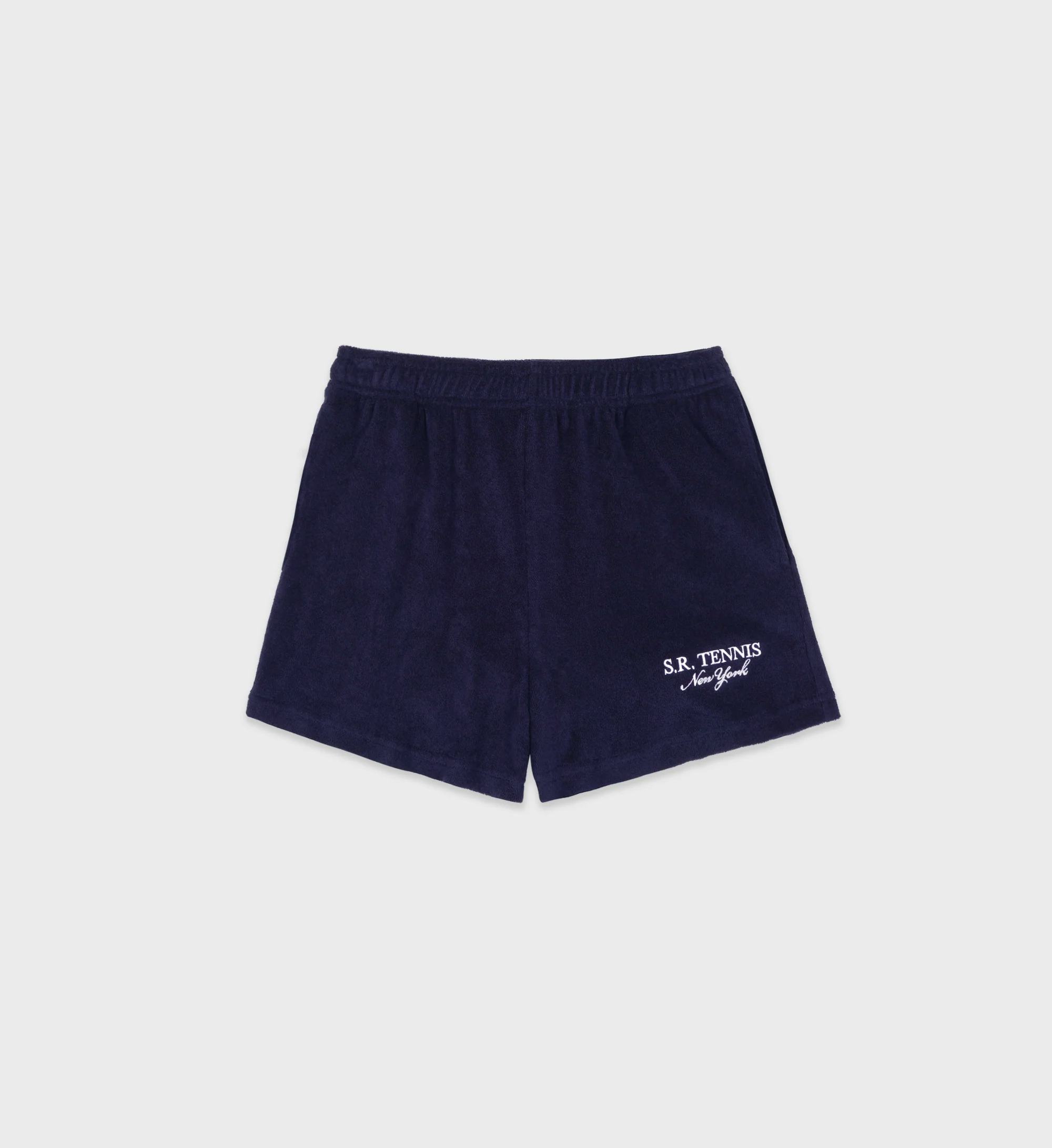 SR Tennis Terry Short Navy/White