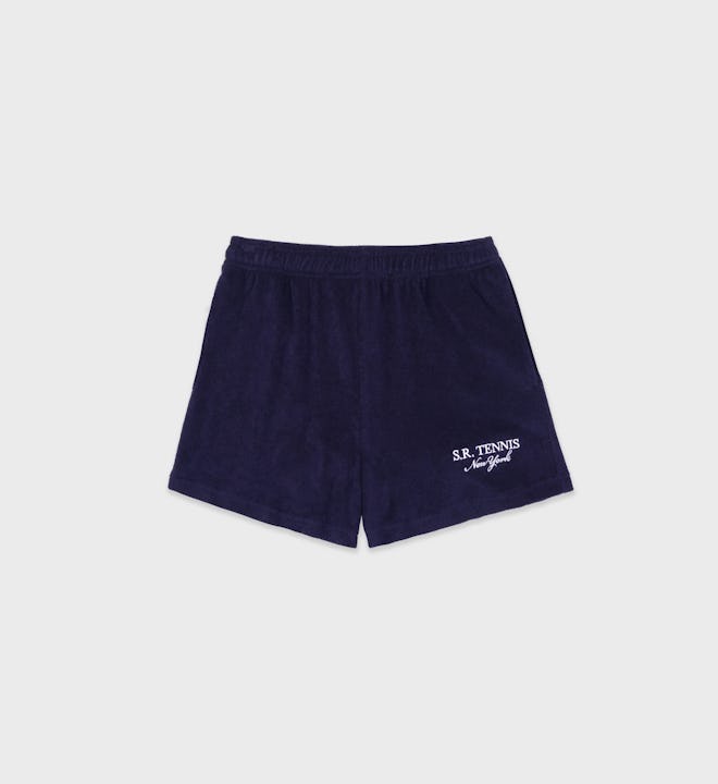 SR Tennis Terry Short Navy/White