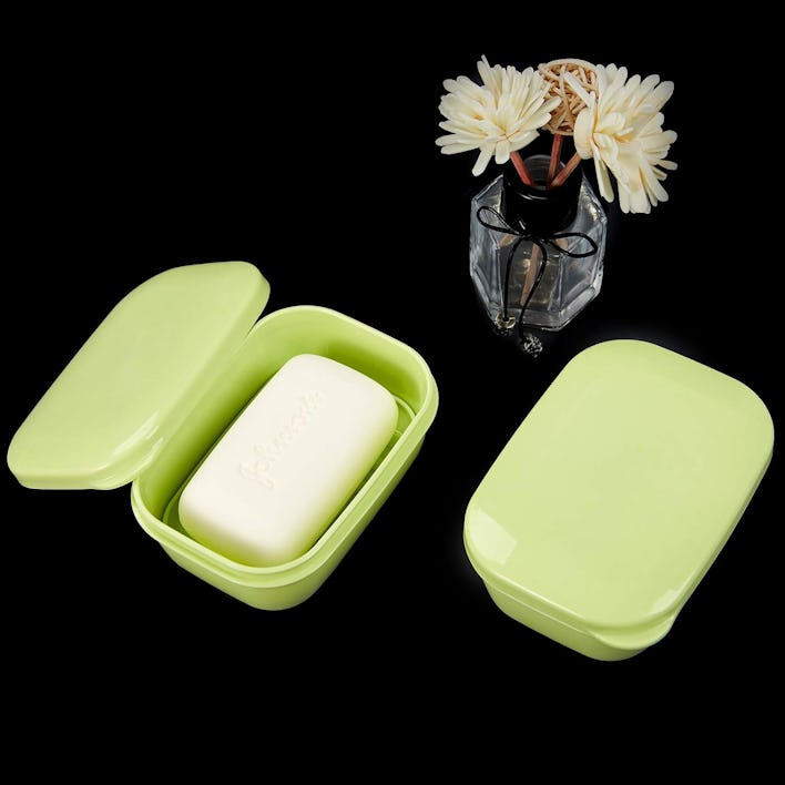 Quatish Travel Soap Container (2-Pack)