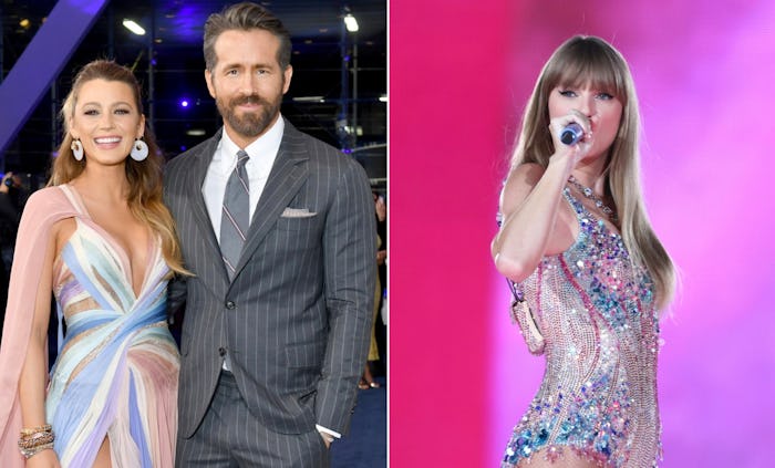 Blake Lively, Ryan Reynolds, and Taylor Swift. 