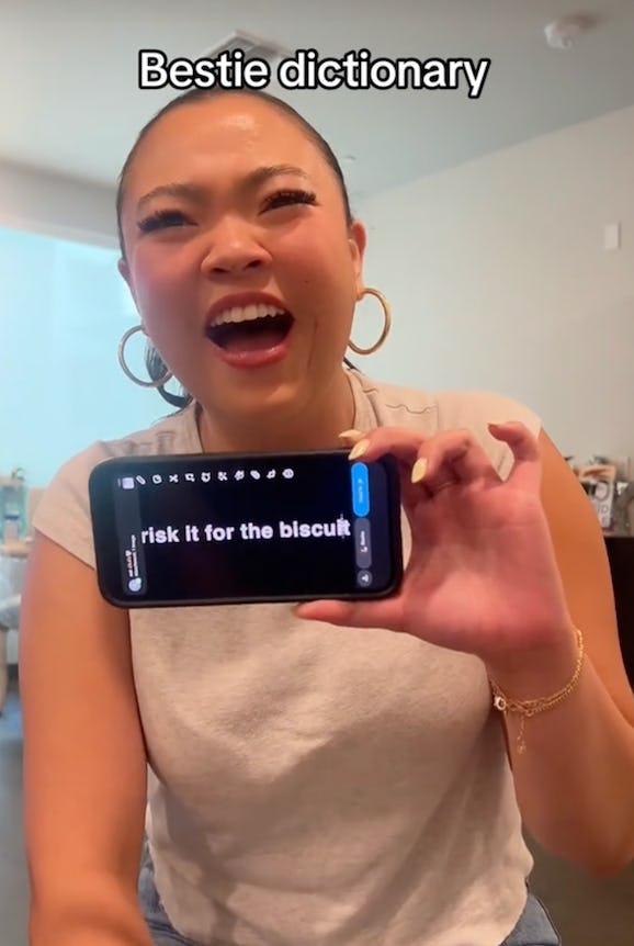 The best friend dictionary trend on TikTok shows all friends have an inside language.