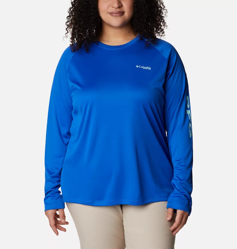 Women's PFG Tidal Tee™ II Long Sleeve Shirt - Plus Size