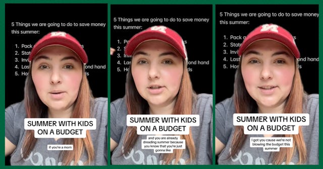 One mom on TikTok wants to help parents save this summer five easy budget hacks.