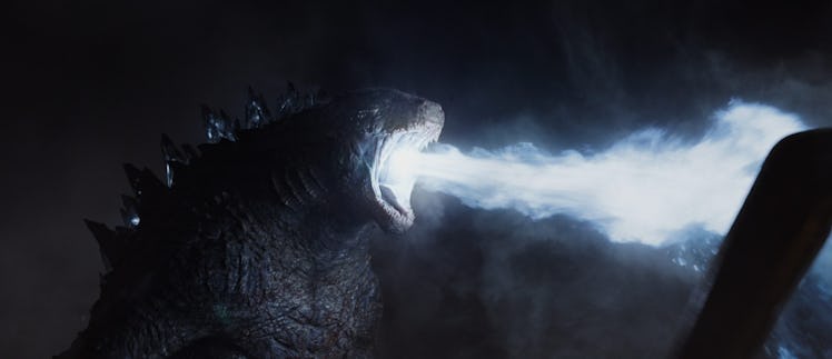 Godzilla uses his Atomic Breath in 2014's 'Godzilla'