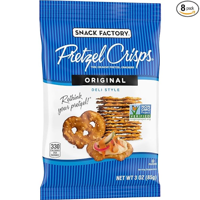 Snack Factory Pretzel Crisps, Pack of 8 
