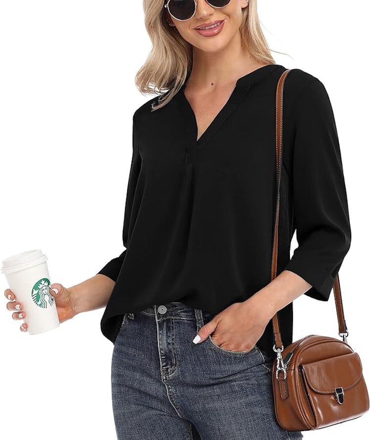 VIISHOW Casual Chiffon Blouse