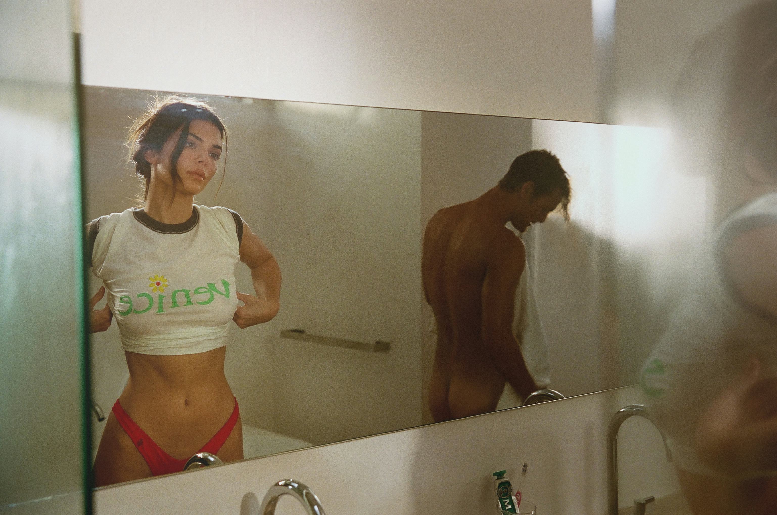 Kendall Jenner’s thong bikini in FWRD Summer 2024 campaign.