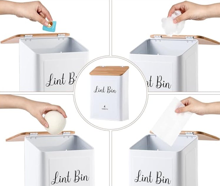 SUBEKYU Metal Magnetic Lint Bin