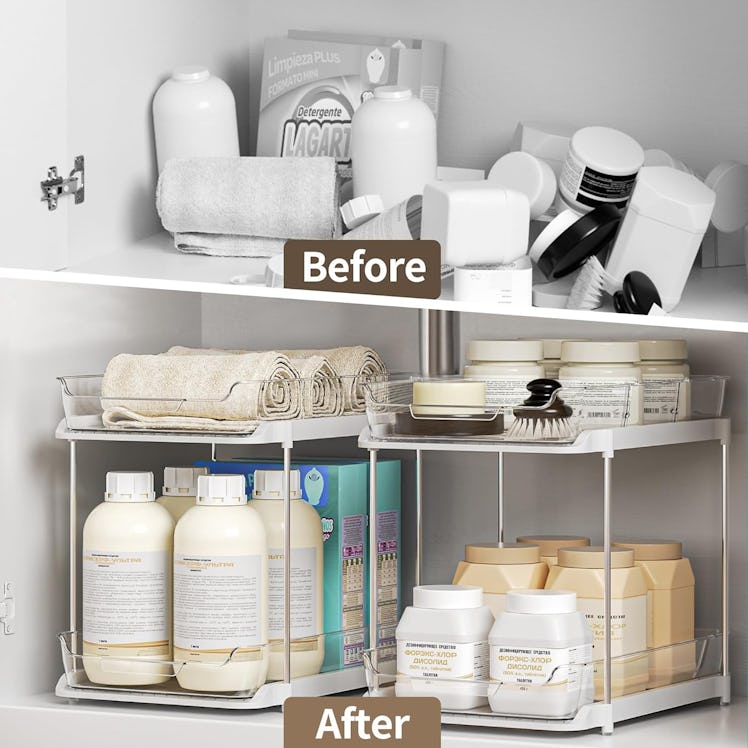 Delamu 2-Tier Pull Out Under Sink Organizer