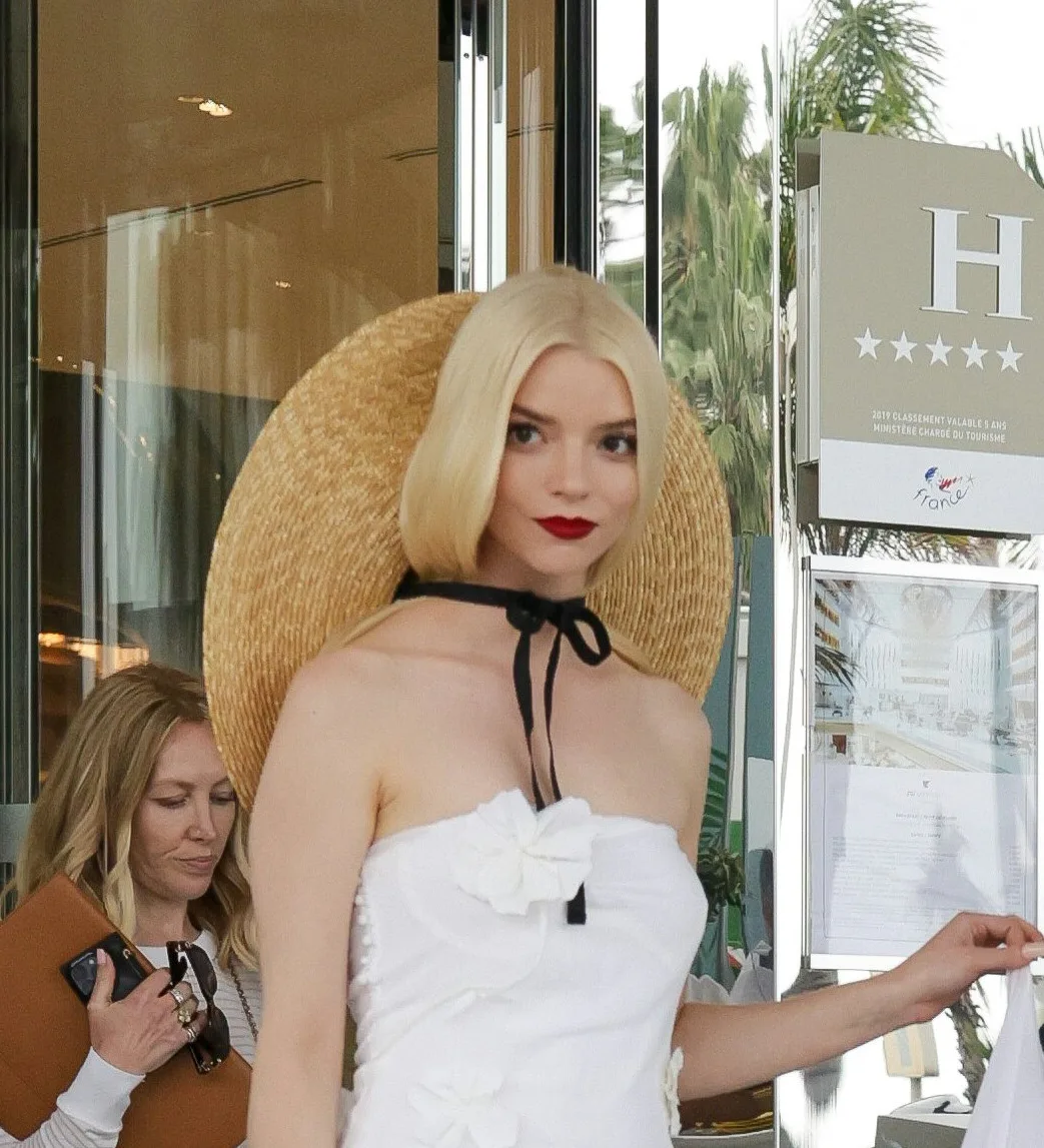 anya taylor-joy wore a sheer white maison margiela dress. Anya Taylor-Joy Wears Sheer Cape Dress to 2025 Governors Awards