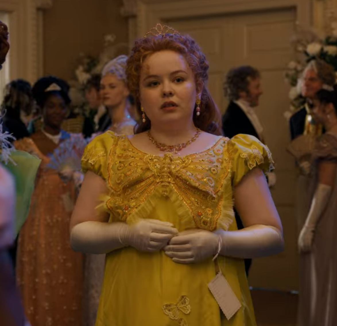 Penelope on &lsquo;Bridgerton.&rsquo; Screenshot via Netflix