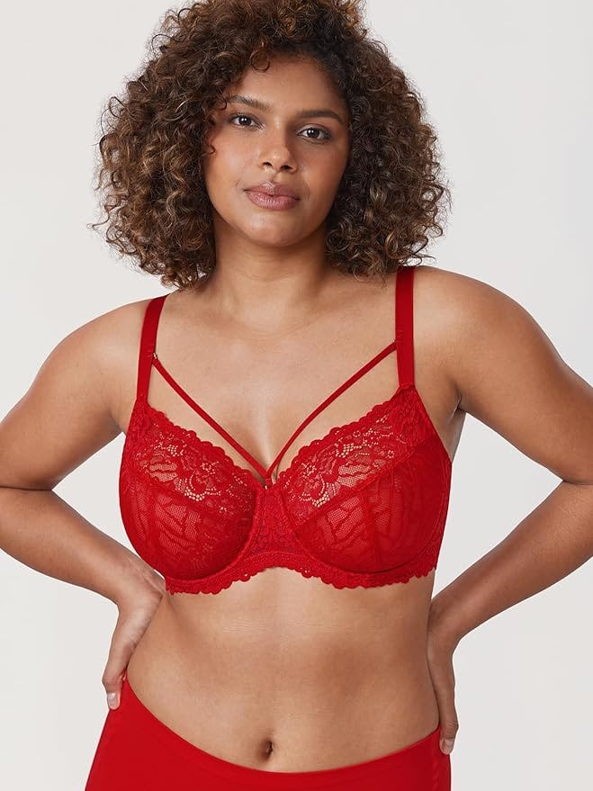 DELIMIRA Full Coverage Lace Minimizer Bra