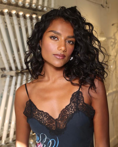 Simone Ashley curly hair