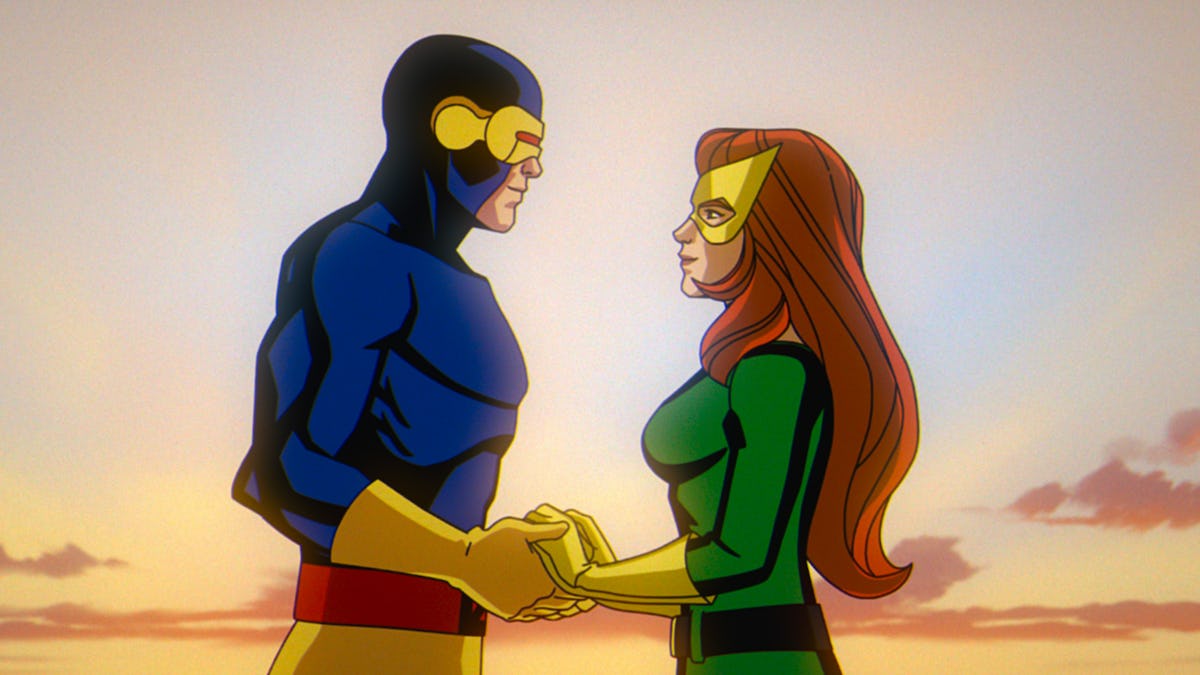 X-Men ‘97: Who is Mother Askani? - Season 1 Finale Sets Up Another Summers Family Member After Cable 2 Scott Summers and Jean Grey in X-Men '97