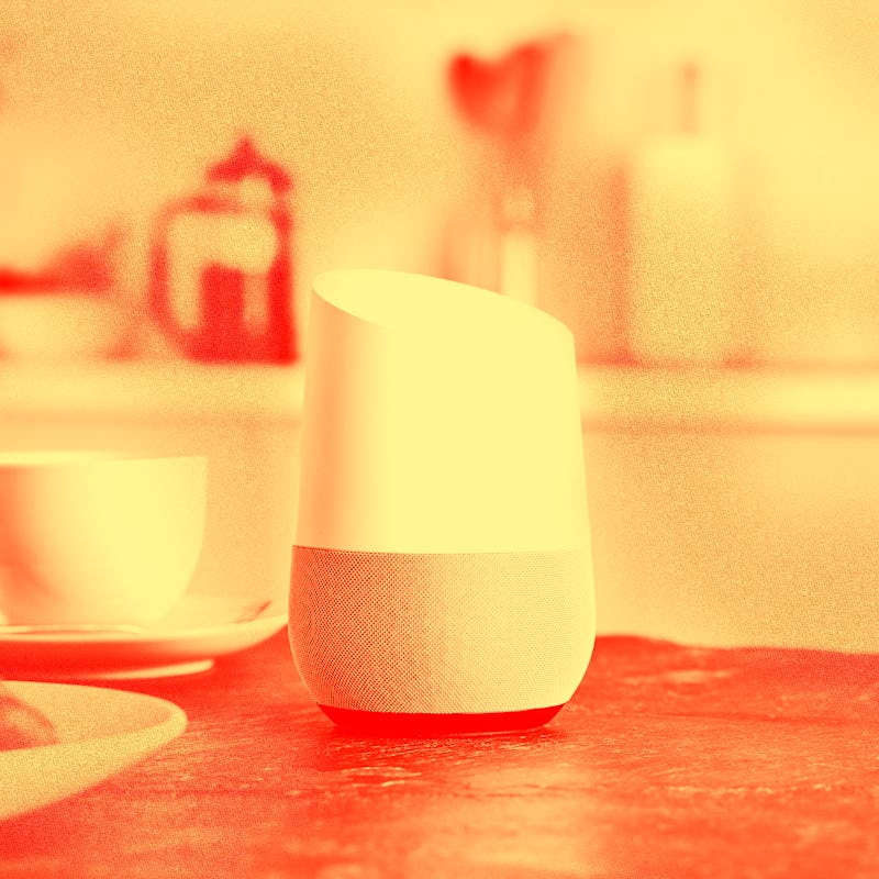 The original Google Home smart speaker released in 2016 was the first device with the Google Assista...