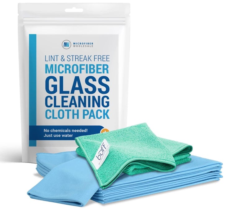 Microfiber Wholesale Glass Cleaning Cloths (8-Pack)