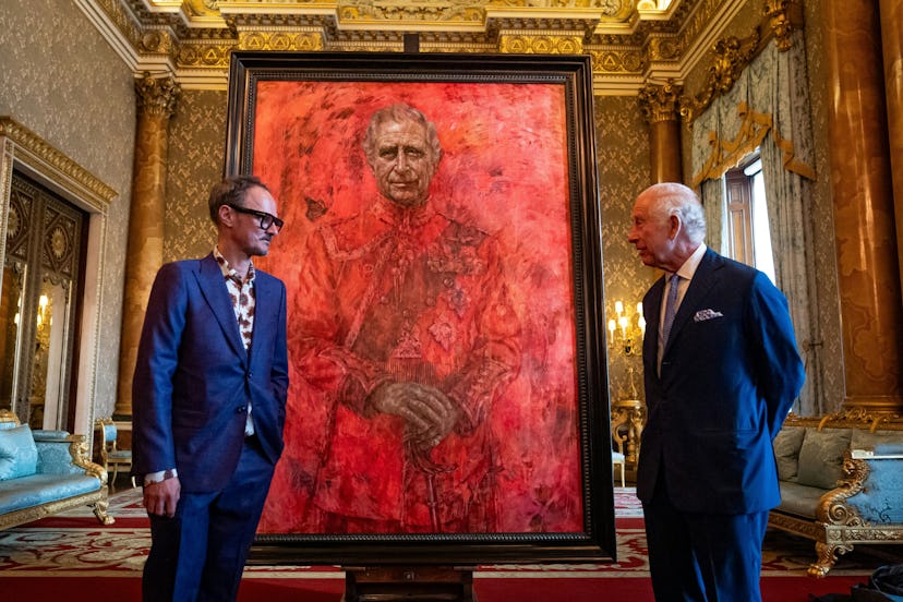 King Charles' first official portrait breaks royal tradition.