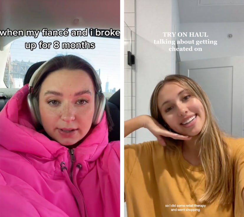 How influencers announce their breakups online.