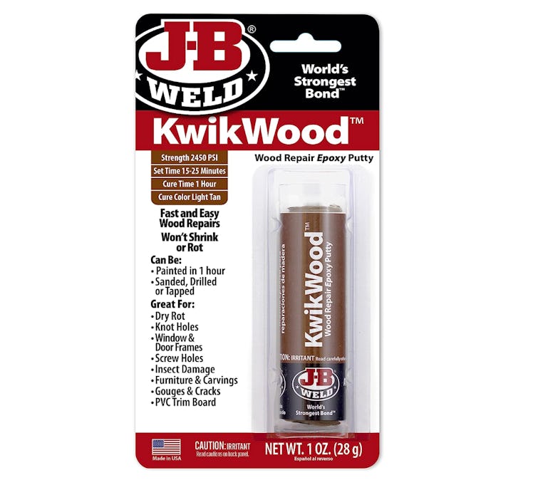 J-B Weld Wood Repair Epoxy Putty Stick