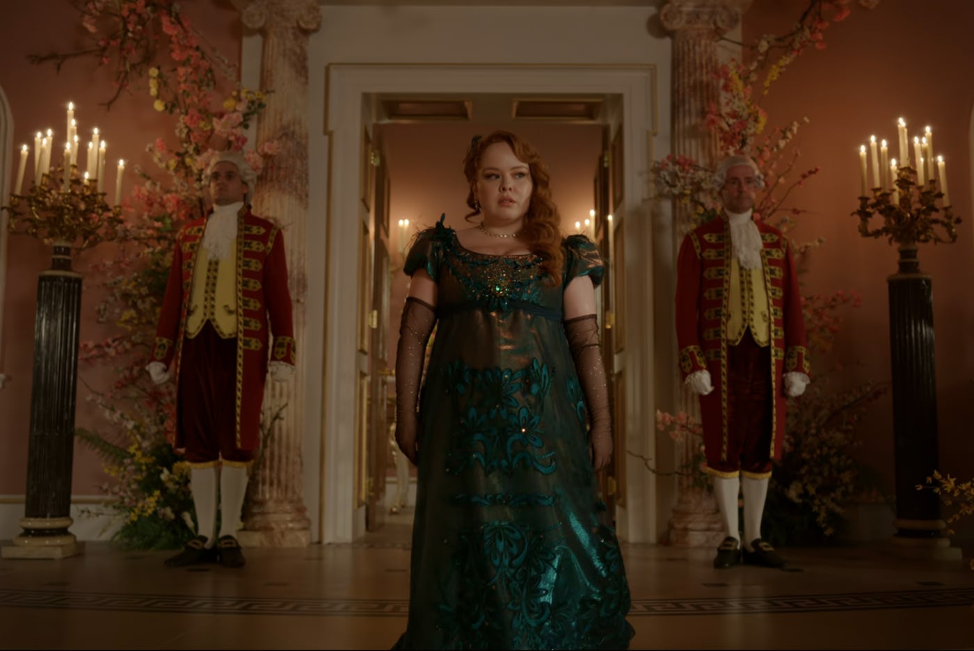 Nicola Coughlan&rsquo;s emerald Bridgerton dress