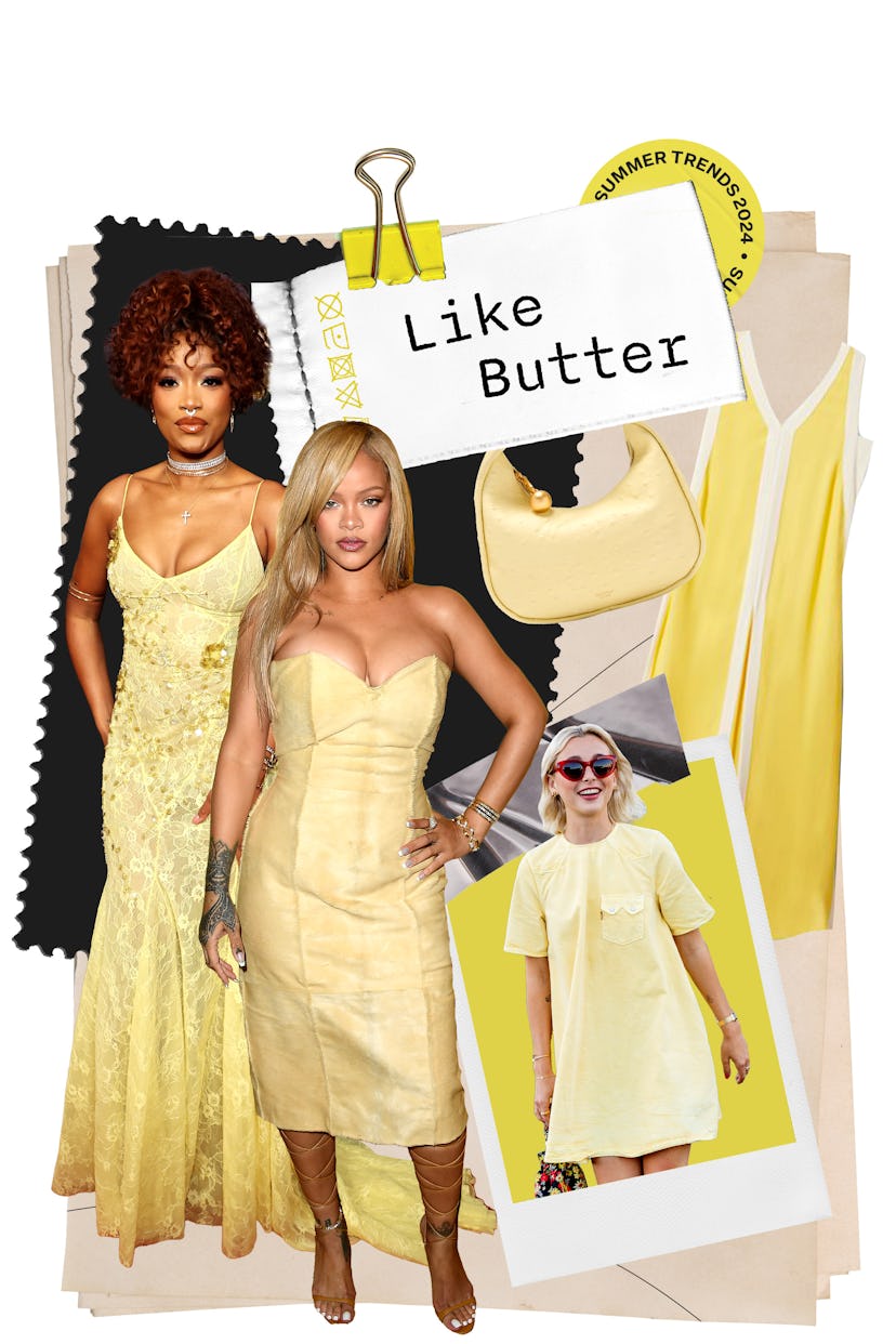 summer 2024 butter yellow fashion trend
