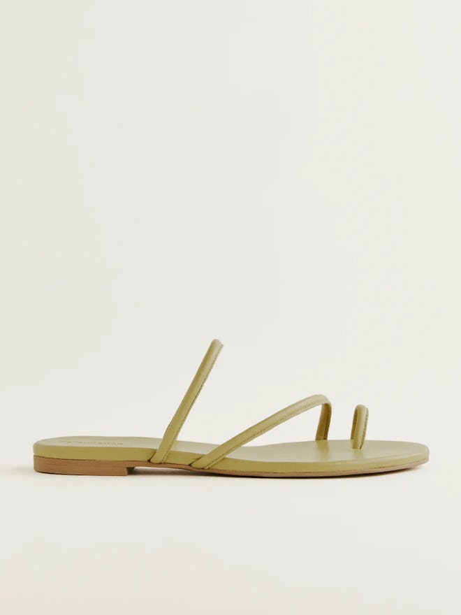 'Ludo' Toe Ring Strappy Flat Sandal