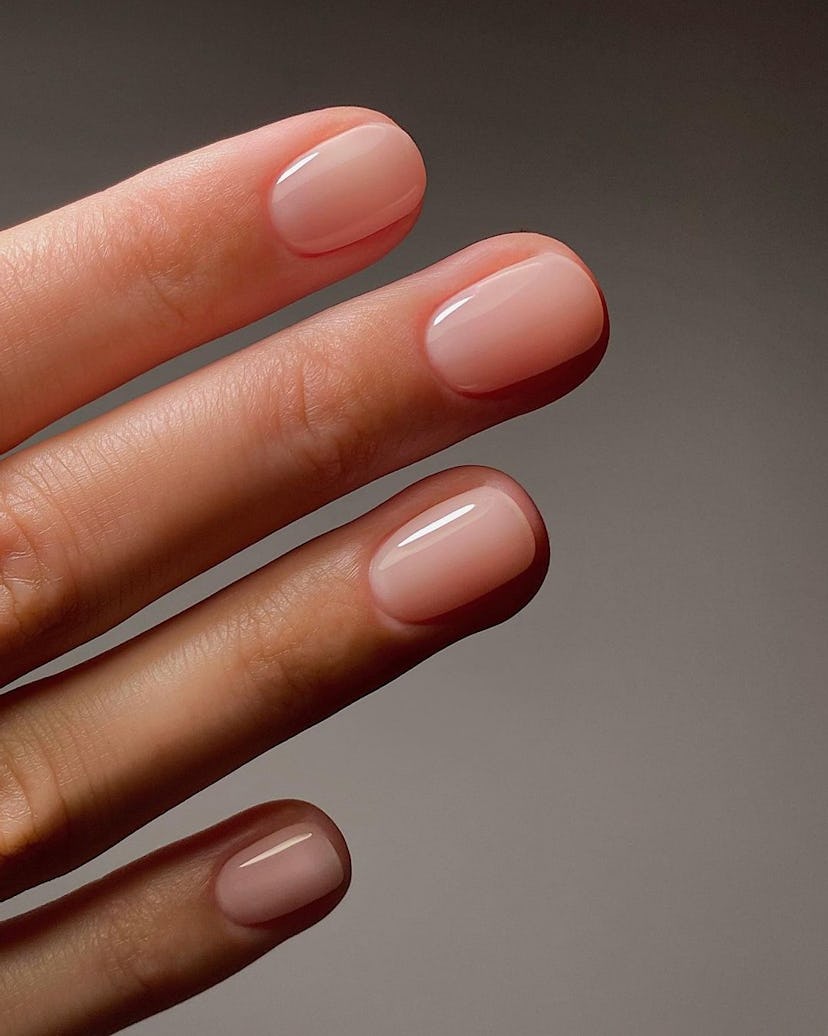 A natural nail shape is perfect for Taurus signs.