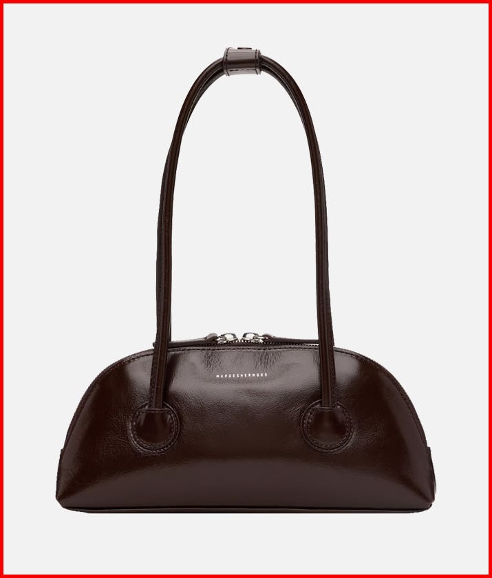 Brown Bessette Crinkle Bag