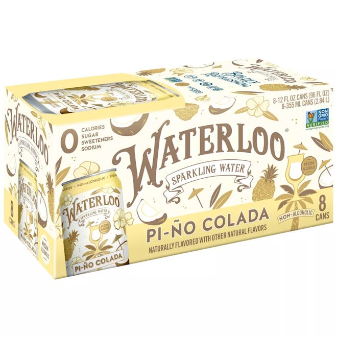 Waterloo Pi-Ño Colada Sparkling Water 8-Pack