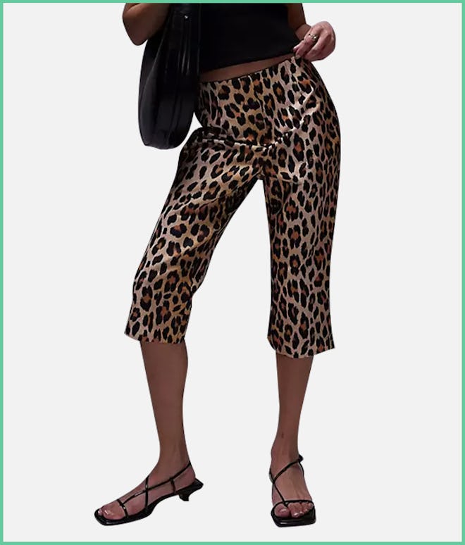 Topshop Leopard Print Capri