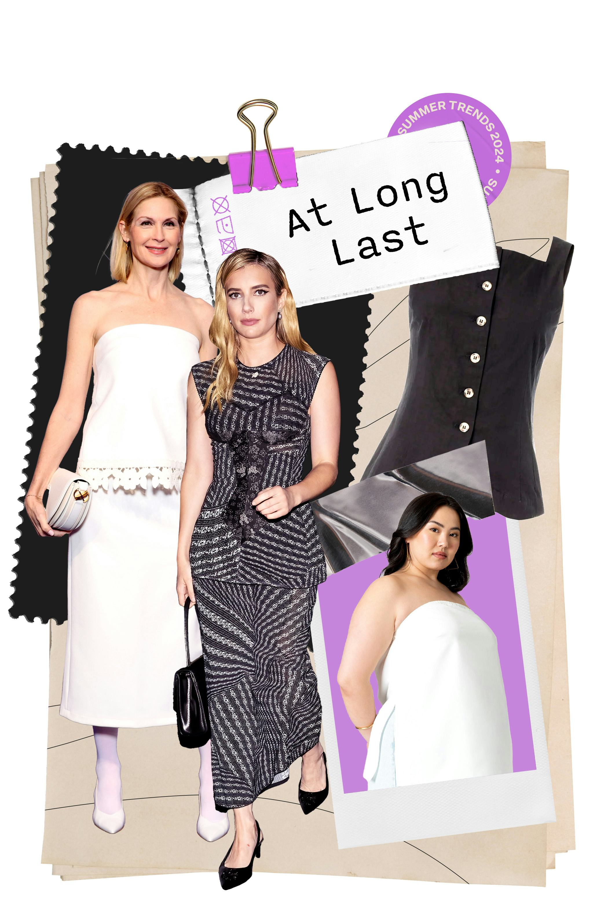 summer 2024 longline tops fashion trend