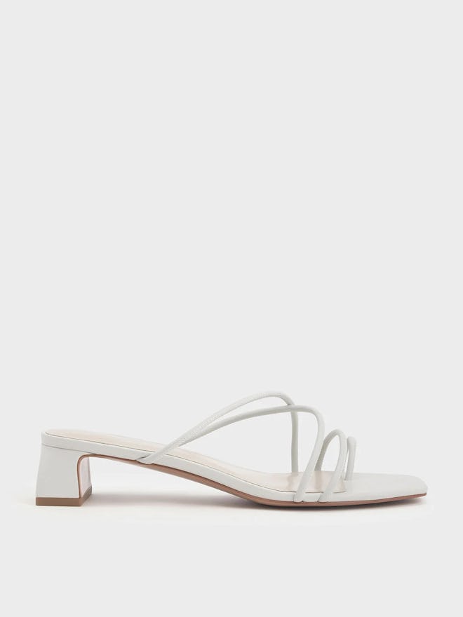 Strappy Toe-Ring Sandal